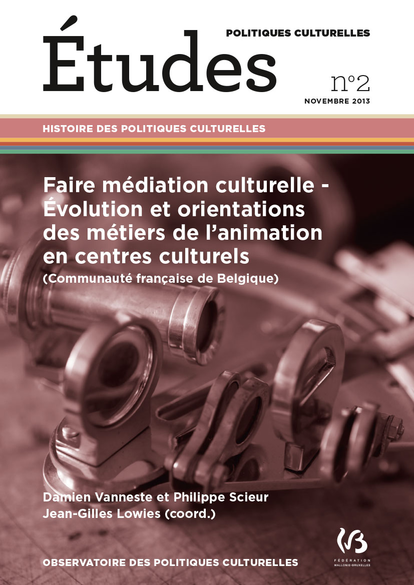 Cover Etude n°2 Métiers animation en centres culturels